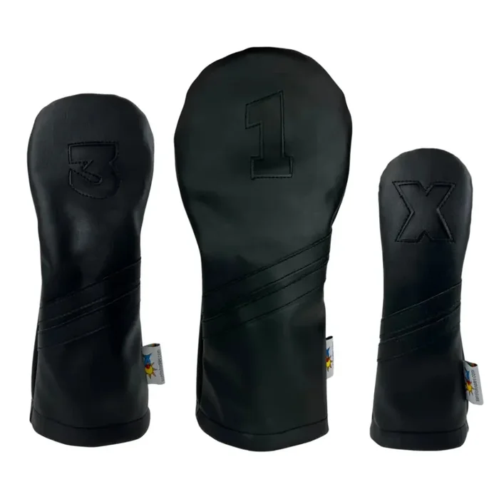 Sunfish: DuraLeather Headcovers – Murdered Out Black on Black