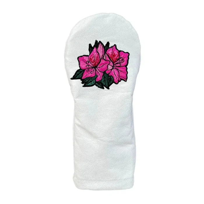 Sunfish: Genuine Leather Augusta Azalea Headcovers and Alignment Stick