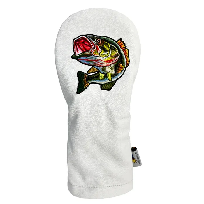 Sunfish: Hand Embroidered Driver Headcover – Largemouth Bass