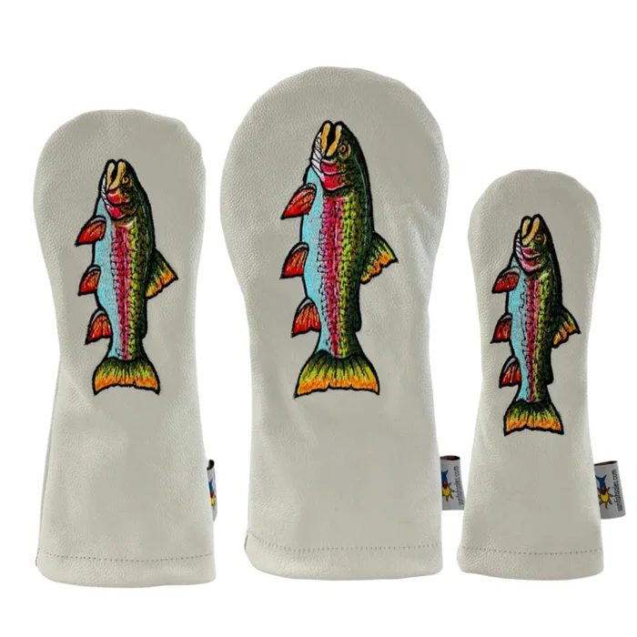 Sunfish: Hand Embroidered Headcover (Driver, Fairway, Hybrid, or Set) – Rainbow Trout