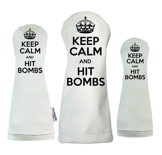 Sunfish: Headcover (Driver, Fairway, Hybrid, or Set) – Keep Calm and Hit Bombs