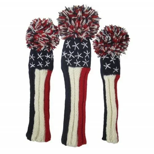 Sunfish: Knit Wool Headcover – Liberty (Driver, Fairway, Hybrid, or Set)