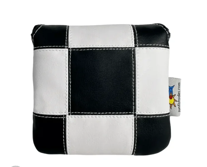 Sunfish: Mallet Putter Covers – Black and White Checkered