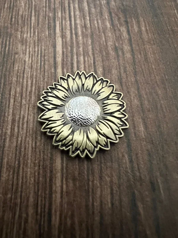 Sunflower Magnetic Golf Ball Marker