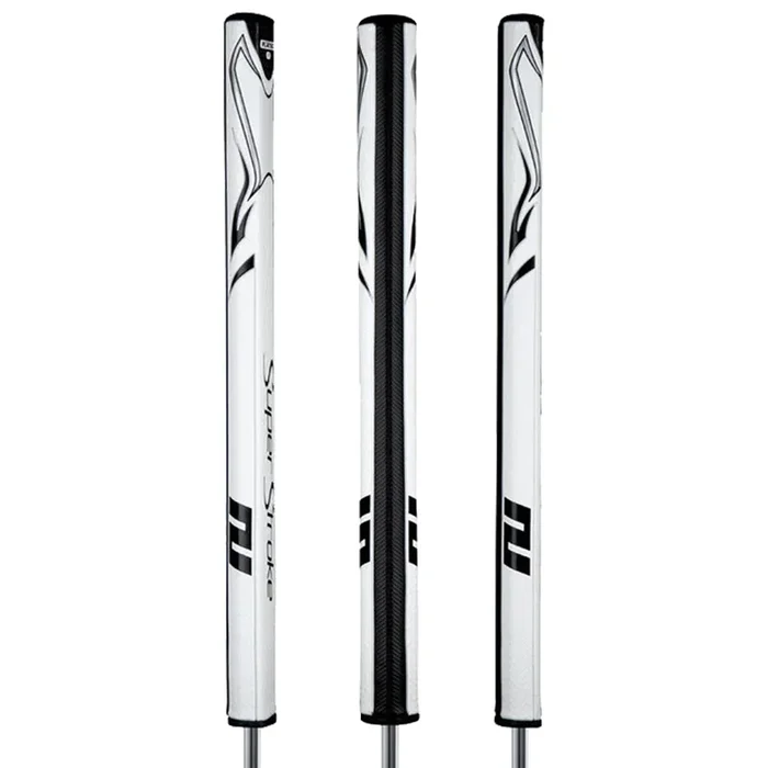 SUPERSTROKE ZENERGY FLATSO 17″ PUTTER GRIPS – WHITE/BLACK