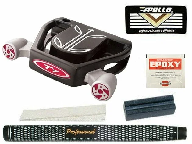 T-7 Twin Engine Black Mallet Putter Component Kit
