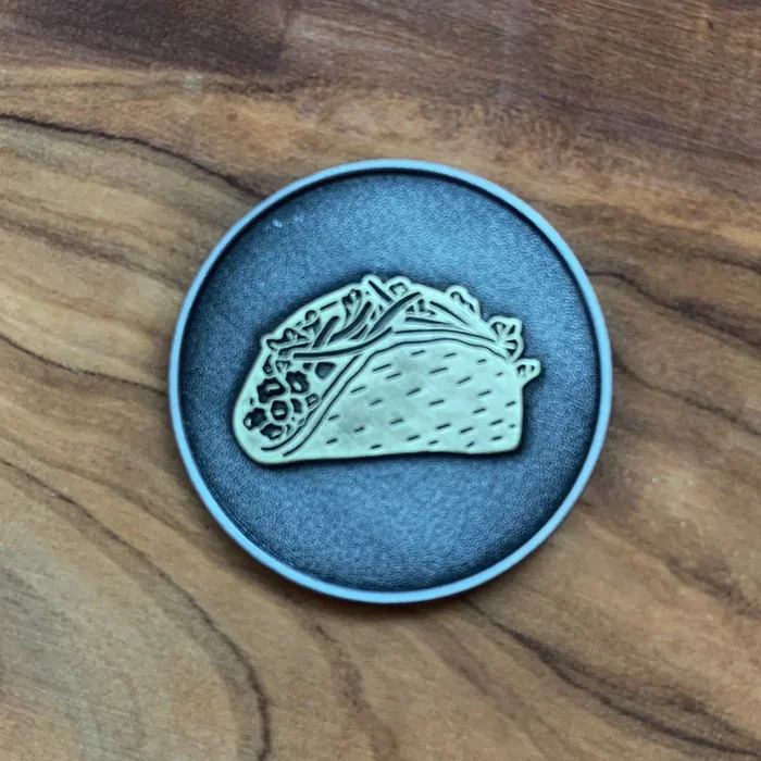 Taco Magnetic Golf Ball Marker