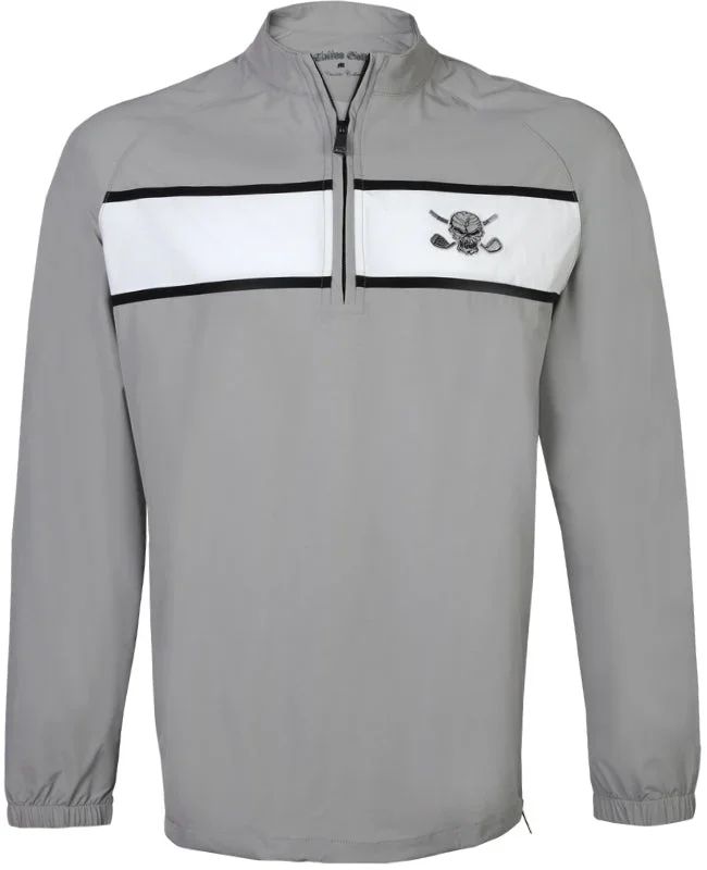 Tattoo Golf: Men’s Windbreaker Quarter Zip Pull Over – Grey