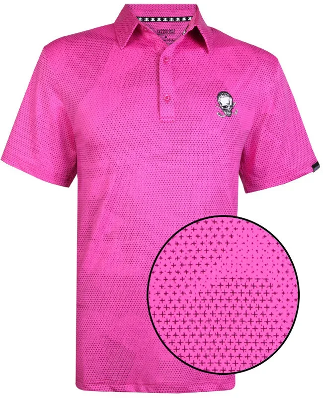 Tattoo Golf: Rogue Cool-Stretch Golf Shirt – Pink