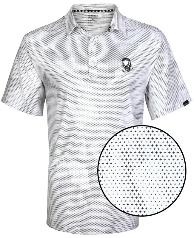 Tattoo Golf: Rogue Cool-Stretch Golf Shirt – White