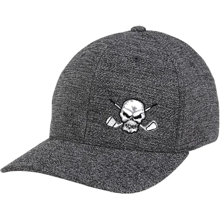 Tattoo Golf: Skull Design Fitted Golf Hat