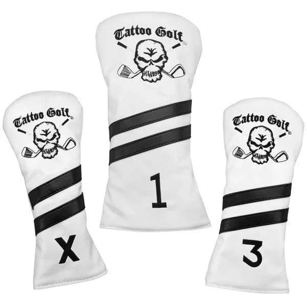 Tattoo Golf: Vintage Leatherette Club Cover Set