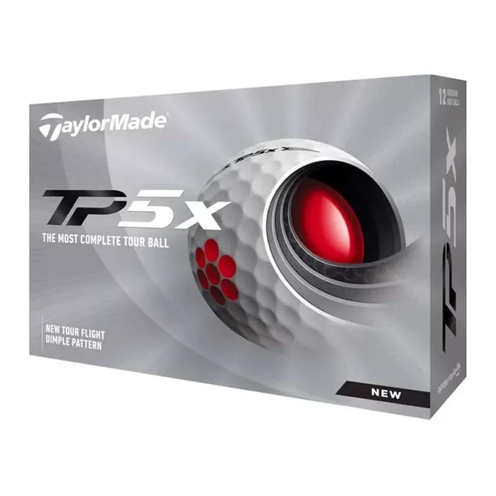 TaylorMade 2021 TP5x Golf Balls – White