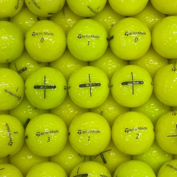 TaylorMade Distance+ Yellow – 100 Count Bag