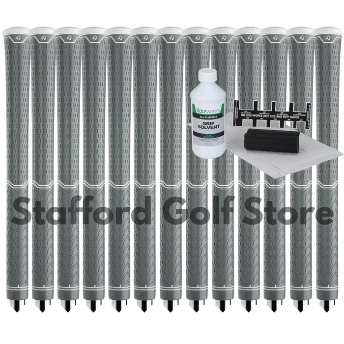 TaylorMade Dual Feel Comfort Plus Undersize Grips (13pcs) + Golf Regripping Kits