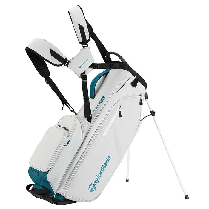 TaylorMade FlexTech Crossover Golf Stand Bag Silver/Navy