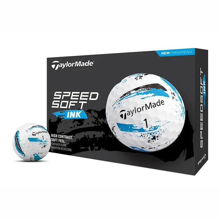 TaylorMade SpeedSoft Ink Golf Balls – 2024