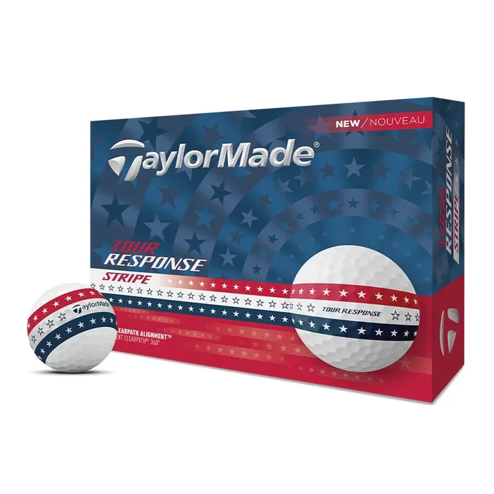 TaylorMade Tour Response Stripe Golf Balls USA