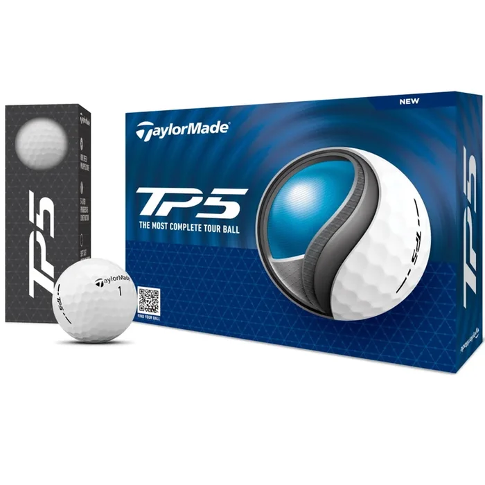 TaylorMade TP5 Golf Balls – White | 2024