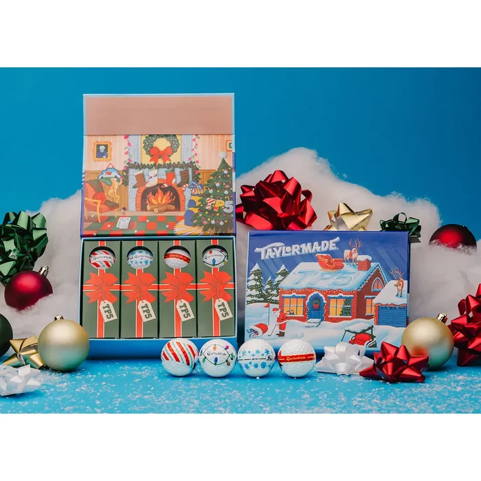 TaylorMade TP5 Stripe Holiday Theme Golf Balls