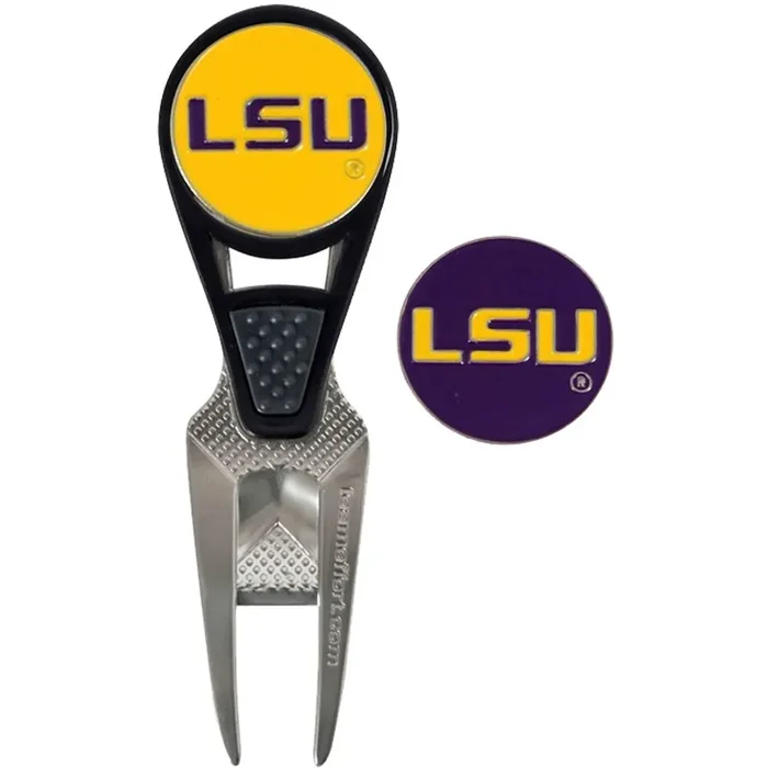 Team Effort Collegiate CVX Divot Tool with 2 Ball Markers