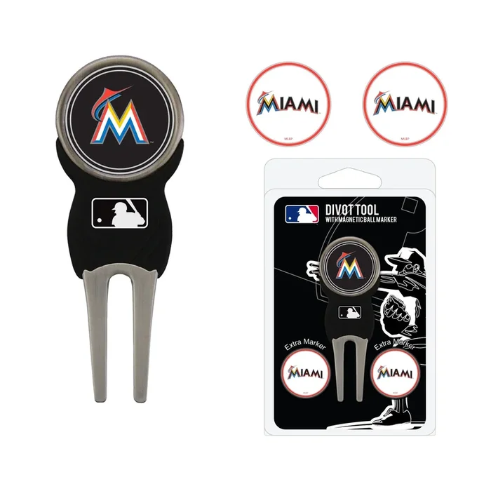 Team Golf Miami Marlins Divot Tools