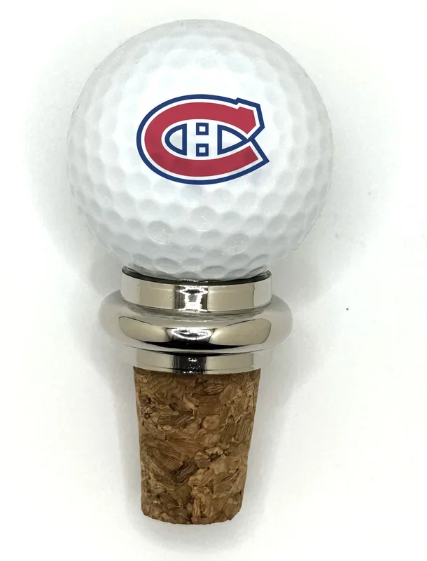 Team Golf MTL Canadiens Cork Wine Stopper