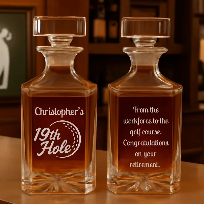 The 19th Hole Golf Decanter