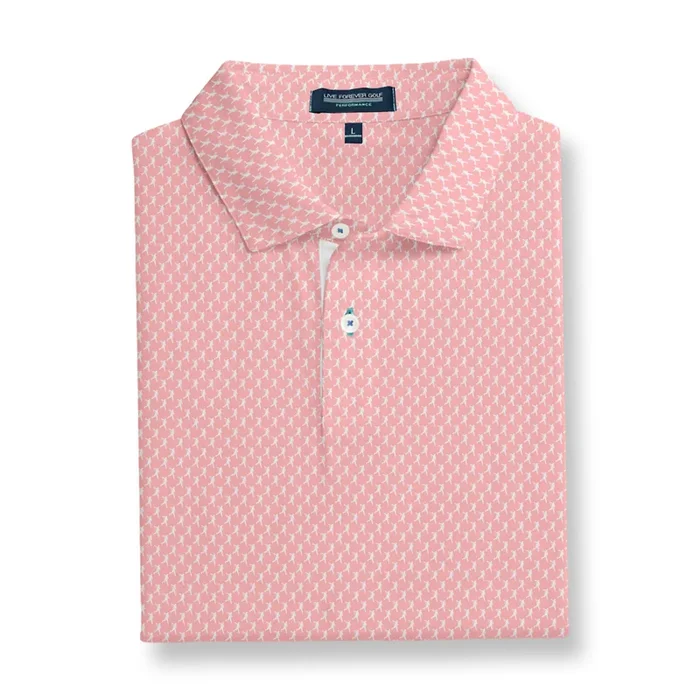 The Full Send Ringer Performance Golf Polo – Live Forever Golf