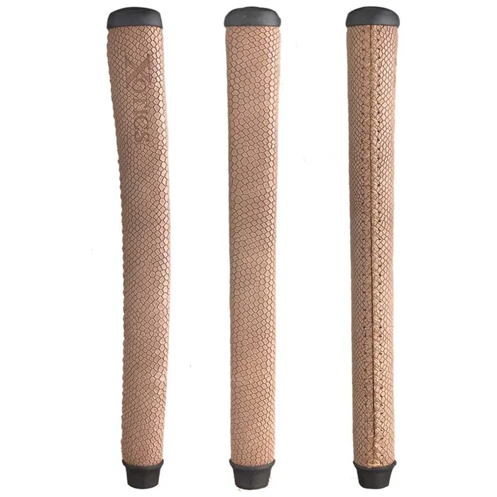 THE GRIP MASTER COLLECTOR’S EDITION LIGHT TAN SCALE PATTERN LACED PUTTER GRIP