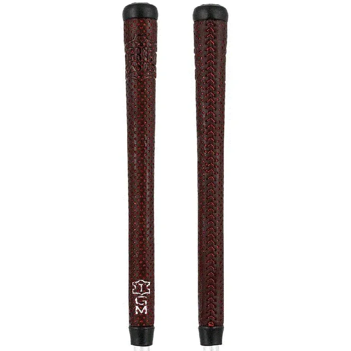 THE GRIP MASTER THE MASTER LACED SWINGER GRIP (LARGE PERF) – ULURU (BLACK CAP) (RED ACCENT)