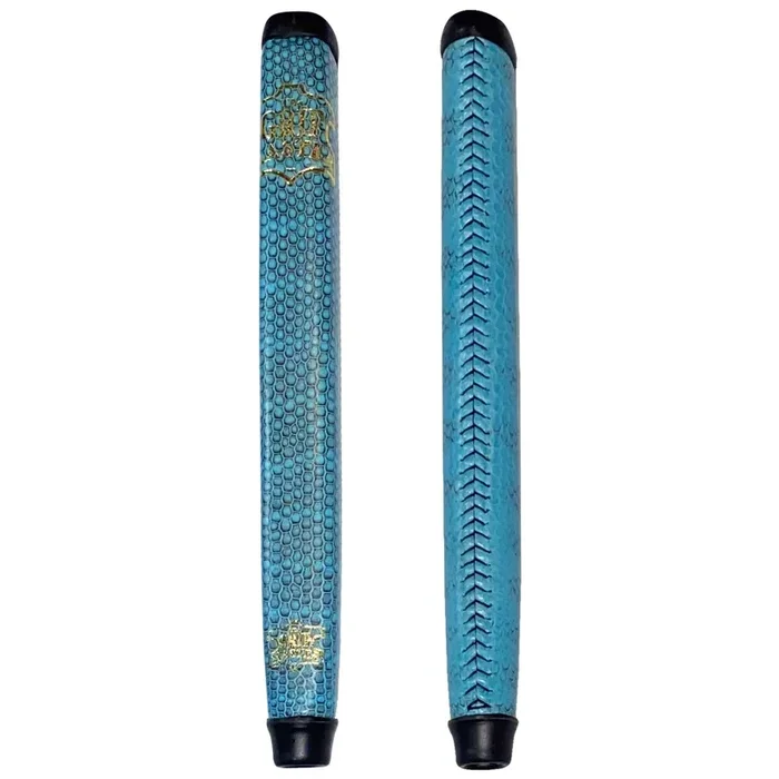 THE GRIP MASTER XOTICS MASKED WATER SNAKE BLUE LACED PUTTER GRIPS
