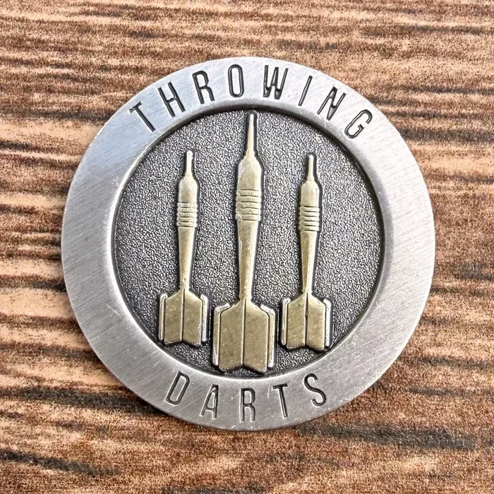 Throwing Darts Golf Ball Marker