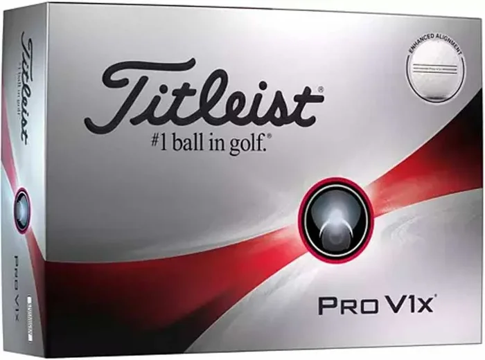 Titleist 2024 Pro V1x Enhanced Alignment Golf Balls