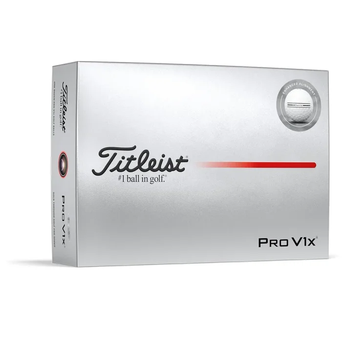 Titleist Pro V1x Enhanced Alignment Golf Balls 2025