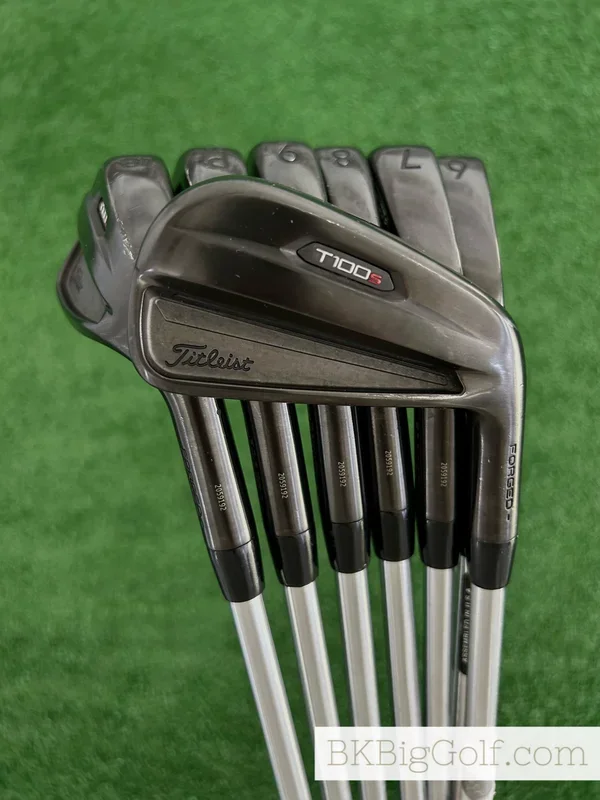 Titleist T100s ‘22 Black Iron Set 5-48 / Project X io 5.5 (Firm) Stiff