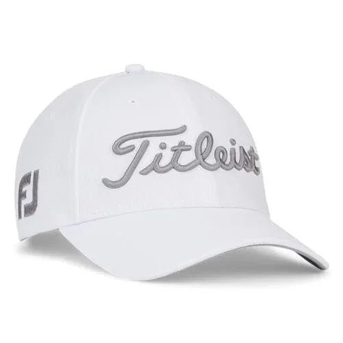 Titleist Tour Elite Hat – White / Gray – M / L