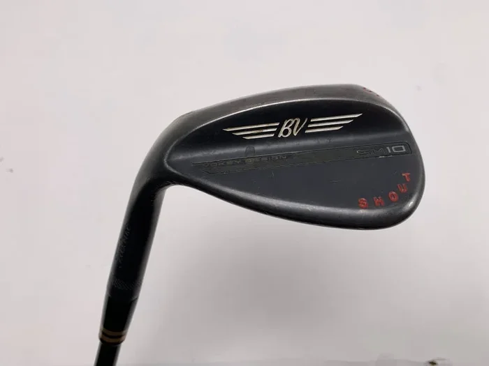 Titleist Vokey SM10 Jet Black Lob Wedge 58* 8 DG S400 Tour Issue Black Mens LH