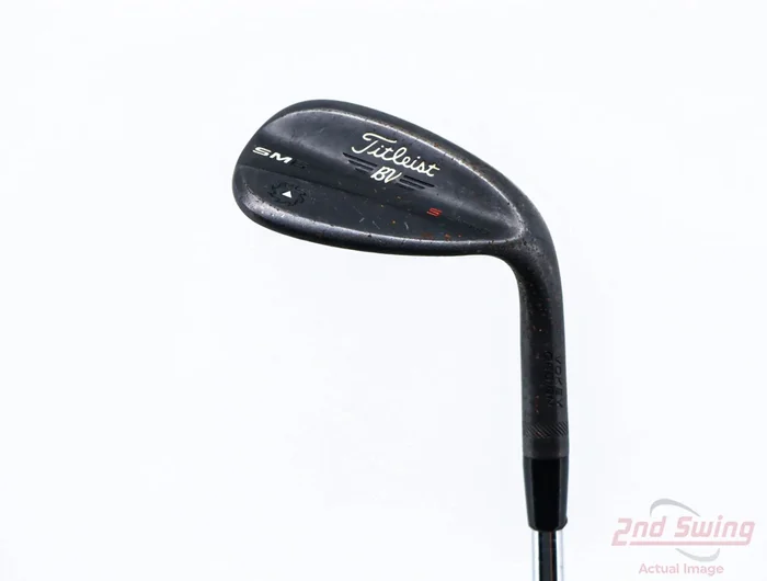 Titleist Vokey SM6 Jet Black Wedge Lob LW 58° 10 Deg Bounce S Grind Project X Rifle 6.0 Steel Stiff Right Handed 35.0in (T-82440464132)