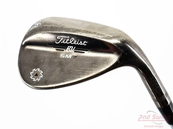 Titleist Vokey SM7 Brushed Steel Wedge Sand SW 56° 10 Deg Bounce S Grind SM7 BV Steel Wedge Flex Right Handed 33.75in (A-82440308024)