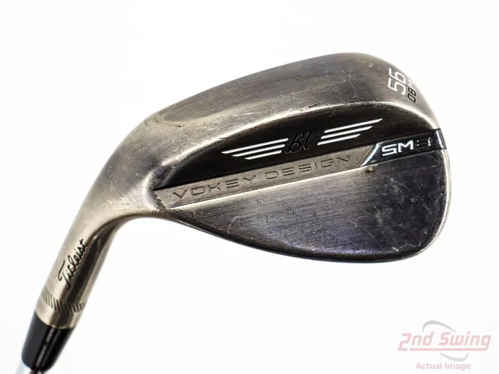 Titleist Vokey SM8 Brushed Steel Wedge Sand SW 56° 8 Deg Bounce M Grind True Temper Dynamic Gold S200 Steel Wedge Flex Left Handed 35.25in (D-82440490634)
