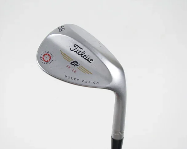 Titleist Vokey Spin Milled Tour Chrome 58* Lob Wedge 58-08 (Out of Stock)