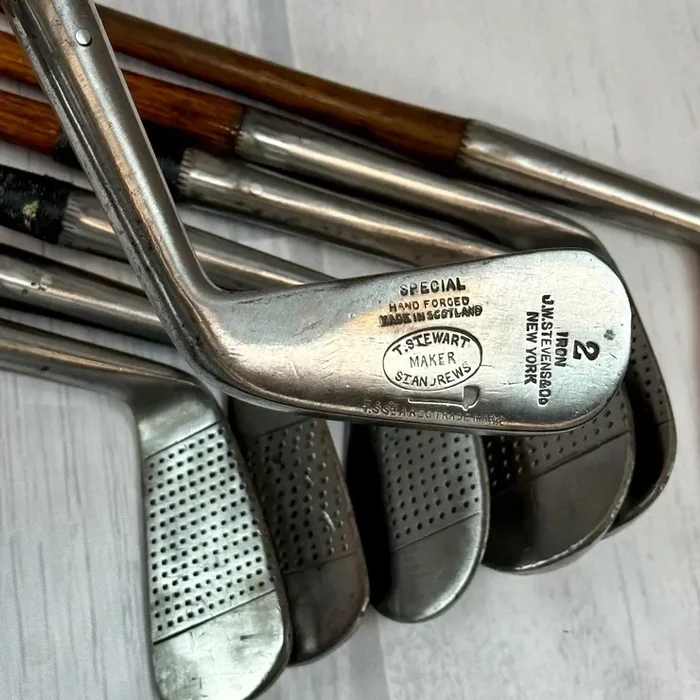 Tom Stewart 7 Club Hickory Iron Set – Reset For Play!