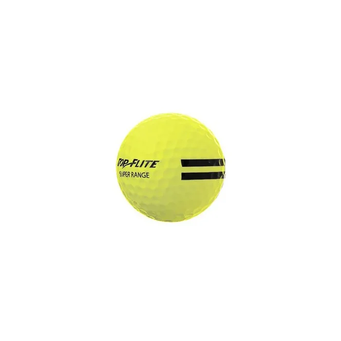 Top-Flite Super Range Golf Balls – Yellow =1 dozen