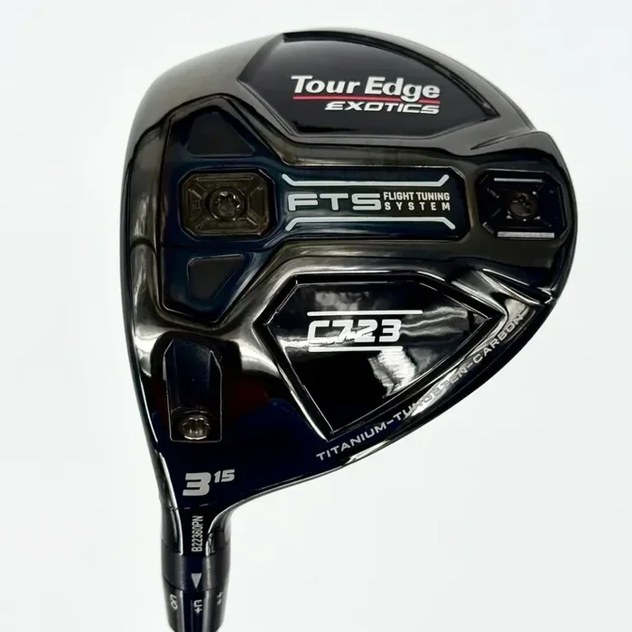 Tour Edge Exotics C723 3 Wood 15° LH – HZRDUS 60g 6.5 X-Stiff – LAM Grip