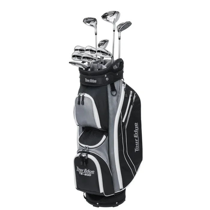 Tour Edge TE-200 Complete Package Women’s 11 Club Set BlackLadies RH Cart