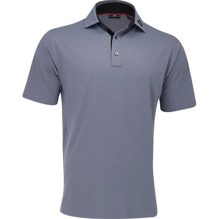 TOUR LOGO Solid Pique with Trim Polo