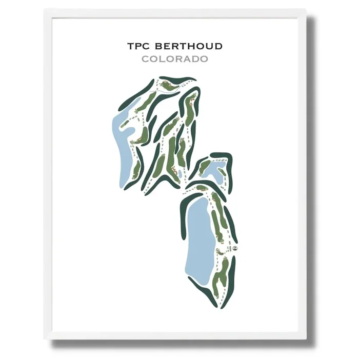 TPC Berthoud, Colorado – Printed Golf Course
