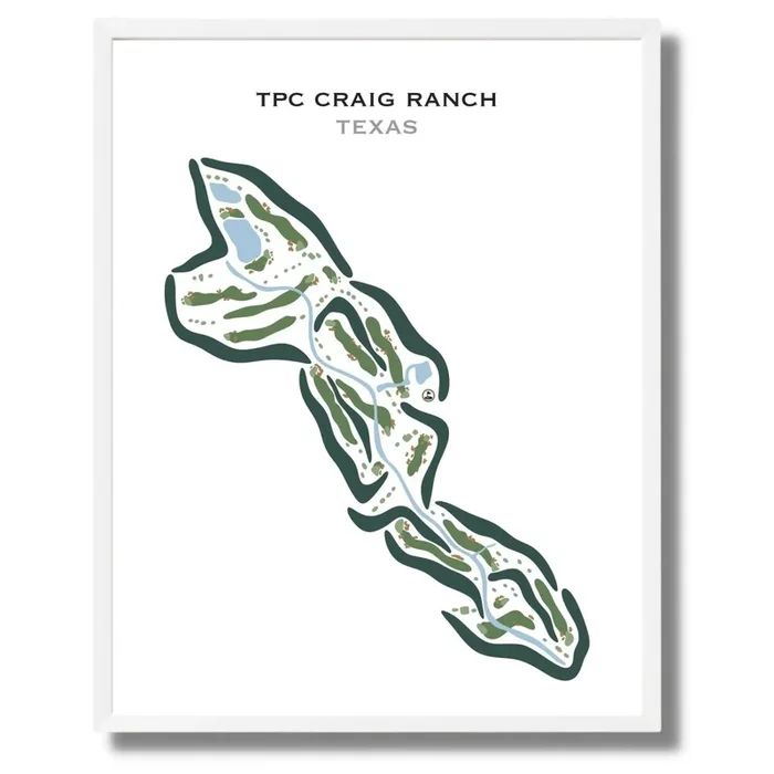 TPC Craig Ranch, Texas – Printed Golf Courses
