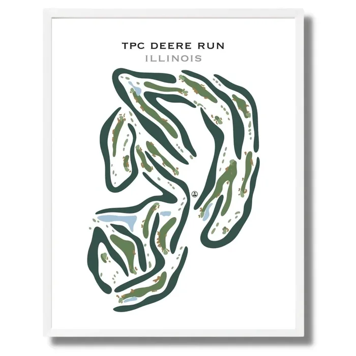 TPC Deere Run, Illinois – Printed Golf Courses